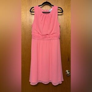 Christopher & Banks Coral Pink Sleeveless Dress